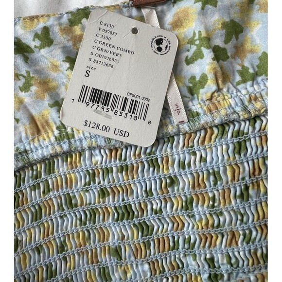 Free People Lavender Daze Floral Smocked Midi Dress Size S Boho - Picture 8 of 9